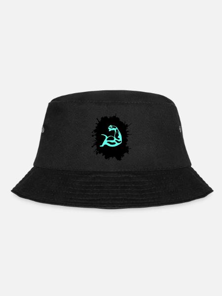 Splatter biceps - Bucket Hat - black