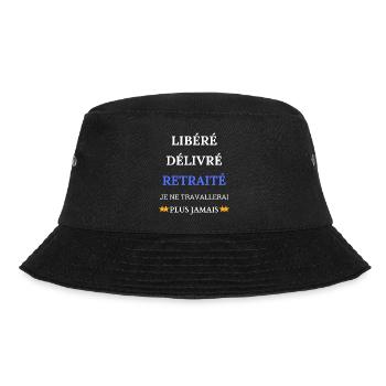 Released, Delivered, Retired - Bucket Hat - black - Front - Lela (165cm)
