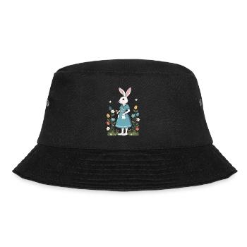 Infirmière Bunny Médecin Hôpital Pâques - Bob - noir - Devant - Lela (165cm)