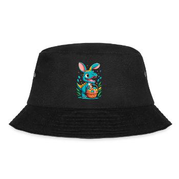 Iconic Easter Dinosaur Dinosaur Easter Bunny - Bucket Hat - black - Front - Lela (165cm)
