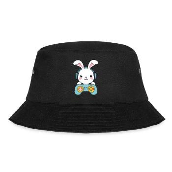 Lapin de Pâques Gamer Jeux de Pâques emblématiques - Bob - noir - Devant - Lela (165cm)