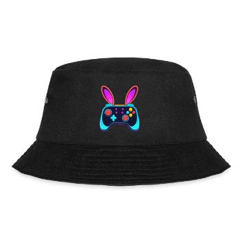 Lapin de Pâques Gamer & Gaming Streetwear Iconique - Bob - noir - Devant - Lela (165cm)