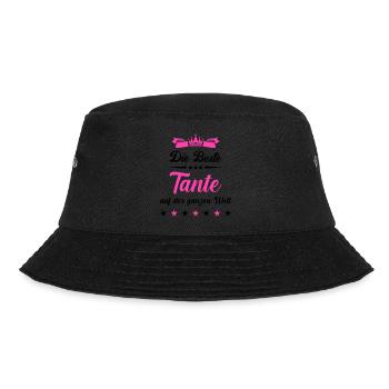 Best aunt in the world - Bucket Hat - black - Front - Lela (165cm)
