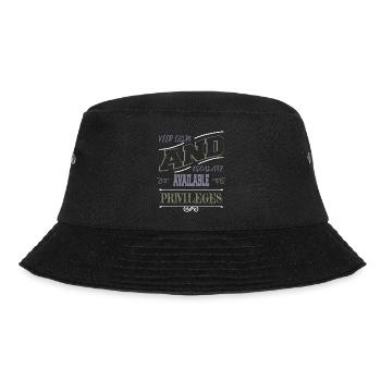 anonymous expect us gift idea - Bucket Hat - Schwarz - Vorne - Lela (165cm)