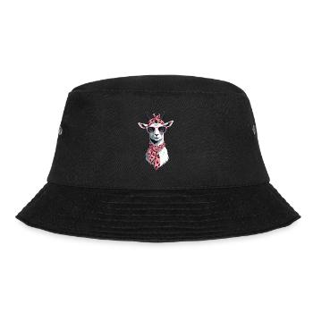 Lustige Mama Ziege Perfekt Zum Muttertag - Bucket Hat - Schwarz - Vorne - Lela (165cm)