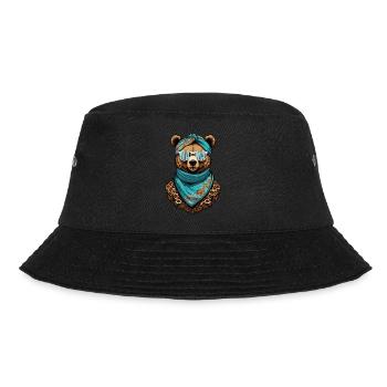Funny Mom Bear Mother Bear Bear Lover - Bucket Hat - black - Front - Lela (165cm)