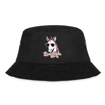 Mama Pferd Pferdeliebhaber Mutter Stilvolle Liebe - Bucket Hat - Schwarz - Vorne - Lela (165cm)