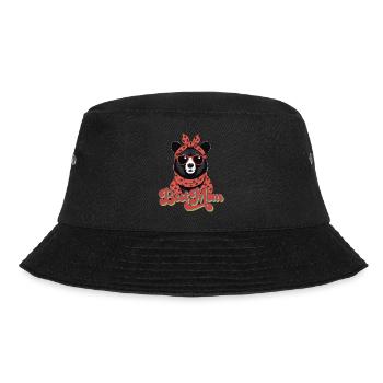 Best Mom Funny Mom Bear Mother's Day - Bucket Hat - black - Front - Lela (165cm)