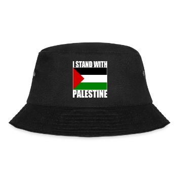 I stand with palestine - Bob - noir - Devant - Lela (165cm)