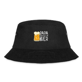 Dad Needs Beer Funny Father Father's Day Style - Bucket Hat - black - Front - Lela (165cm)