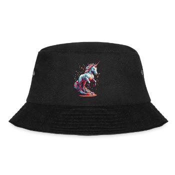 Unicorn Lover Funny Unicorns Cute Unicorn - Bucket Hat - black - Front - Lela (165cm)