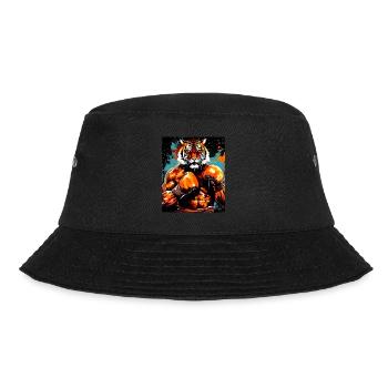 Tiger Boxer Boxen - Bucket Hat - Schwarz - Vorne - Lela (165cm)