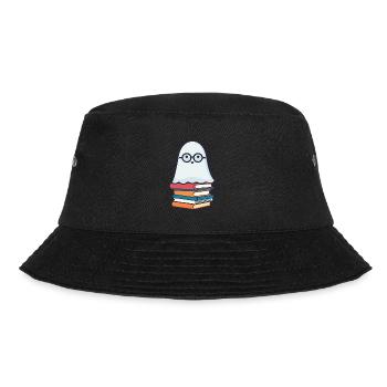 Book Lover Style Small Books Spirit Halloween - Bucket Hat - black - Front - Lela (165cm)