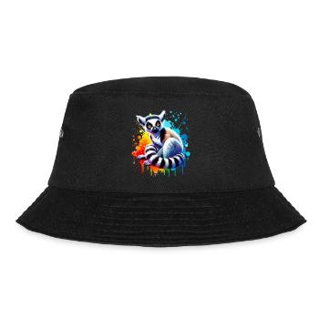 Lemur - Bucket Hat - Schwarz - Vorne - Lela (165cm)