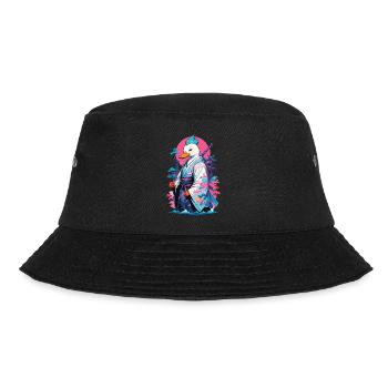 Esthétique Samurai Duck Style Vaporwave - Bob - noir - Devant - Lela (165cm)