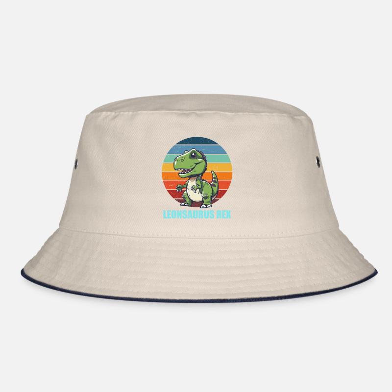 Leonsaurus Rex Geschenkidee für Leon Bucket Hat