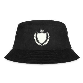 wappen krone - Bucket Hat - Schwarz - Vorne - Lela (165cm)