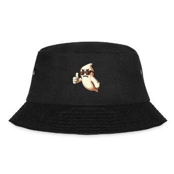 Cool Ghost Lustiger Halloween Party Spass - Bucket Hat - Schwarz - Vorne - Lela (165cm)