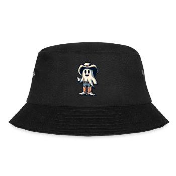 Lustiger Cowboy Geisterjäger Hut Boots Halloween - Bucket Hat - Schwarz - Vorne - Lela (165cm)
