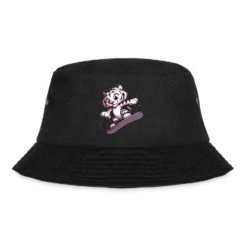Tigre snowboarder mignon - Bob - noir - Devant - Lela (165cm)