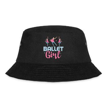 Ballet Girl Dancing Ballerina - Bucket Hat - Schwarz - Vorne - Lela (165cm)