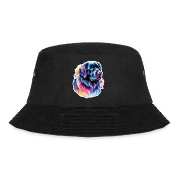 Newfoundland Watercolors - Bucket Hat - black - Front - Lela (165cm)
