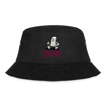 Funny Ghost Saying Occult Halloween Ghost - Bucket Hat - black - Front - Lela (165cm)