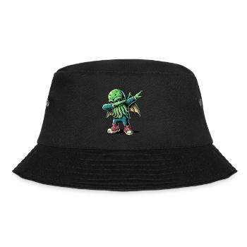 Funny Dabbing Cthulhu Dabbing Design - Bucket Hat - black - Front - Lela (165cm)