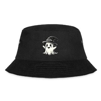 Lustiger Hexen Geist Gespenstische Party - Bucket Hat - Schwarz - Vorne - Lela (165cm)