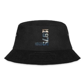 September 1975, 50th birthday Original 1975 - Bucket Hat - black - Front - Lela (165cm)