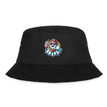 Boo-Jee Gespenst Lustiger Modischer Geist - Bucket Hat - Schwarz - Vorne - Lela (165cm)