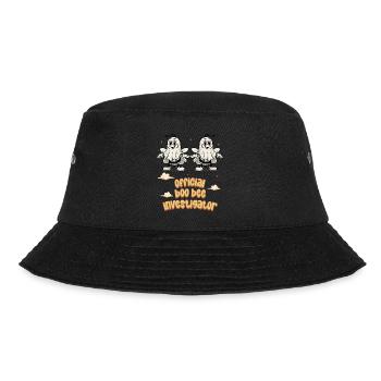 Offizieller Bienen Untersucher Lustiger Spruch - Bucket Hat - Schwarz - Vorne - Lela (165cm)