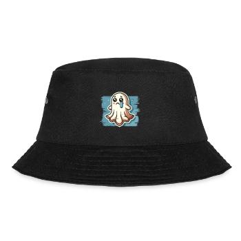 Sad Ghost Cute Weeping Ghosts - Bucket Hat - black - Front - Lela (165cm)
