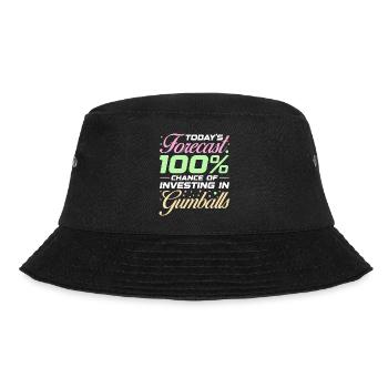 Today's Forecast 100% Chance Of Investing In - Bucket Hat - Schwarz - Vorne - Lela (165cm)
