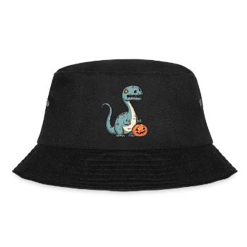 Dinosaur brontosaurus Halloween Funny Zombie - Bucket Hat - black - Front - Lela (165cm)