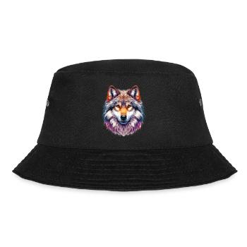 Wolf - Bucket Hat - black - Front - Lela (165cm)