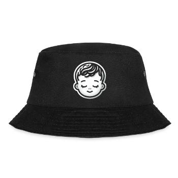 Baby Head Sleep - Bucket Hat - black - Front - Lela (165cm)