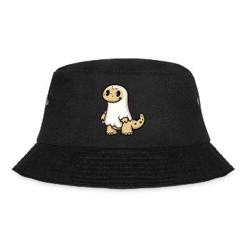 Dinosaur brontosaurus Halloween ghost - Bucket Hat - black - Front - Lela (165cm)
