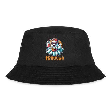 Unheimliches Lustiges Halloween Gespenst - Bucket Hat - Schwarz - Vorne - Lela (165cm)