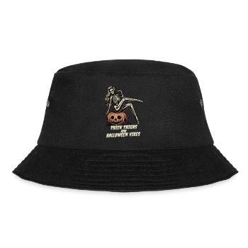 Funny Halloween Thick Thighs Vibes - Bucket Hat - black - Front - Lela (165cm)