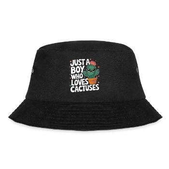 Cactus Cacti Desert Plant - Bucket Hat - black - Front - Lela (165cm)