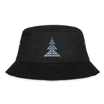 Blauer Weihnachtsbaum - Bucket Hat - Schwarz - Vorne - Lela (165cm)