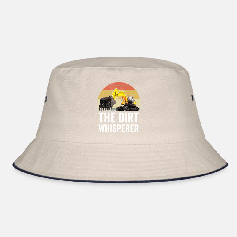 Excavator Construction Worker Bucket Hat