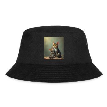 Didimaus69 / Catmouse 2 - Bucket Hat - Schwarz - Vorne - Lela (165cm)