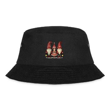 Weihnachtliche Gnome Süße Wichtel Zwerge - Bucket Hat - Schwarz - Vorne - Lela (165cm)