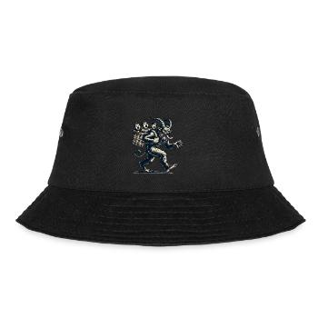 Unartige Kinder Krampus Weihnachtliche Folklore - Bucket Hat - Schwarz - Vorne - Lela (165cm)