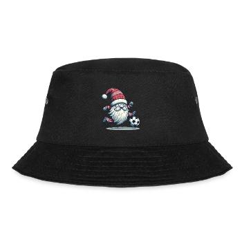 Christmas Football Gnome for Fans - Bucket Hat - black - Front - Lela (165cm)