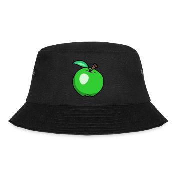 Apfel - Bucket Hat - Schwarz - Vorne - Lela (165cm)
