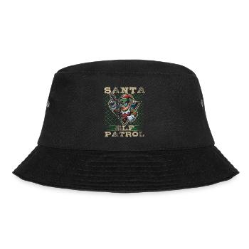 Santa Elf Patrol Christmas Fun - Bucket Hat - black - Front - Lela (165cm)