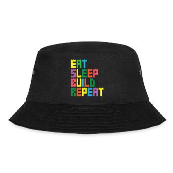 Ziegelbauer Ziegelbau Baumeister - Bucket Hat - Schwarz - Vorne - Lela (165cm)